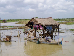 Vida en el lago Tonle Seap