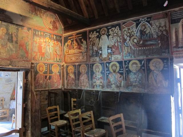 Frescos de la iglesia del Arcangel Miguel en Pedoulas