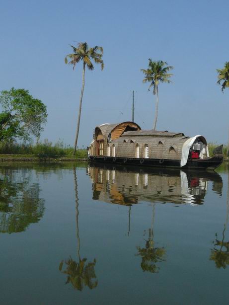 Luna de miel en los canales de Kerala