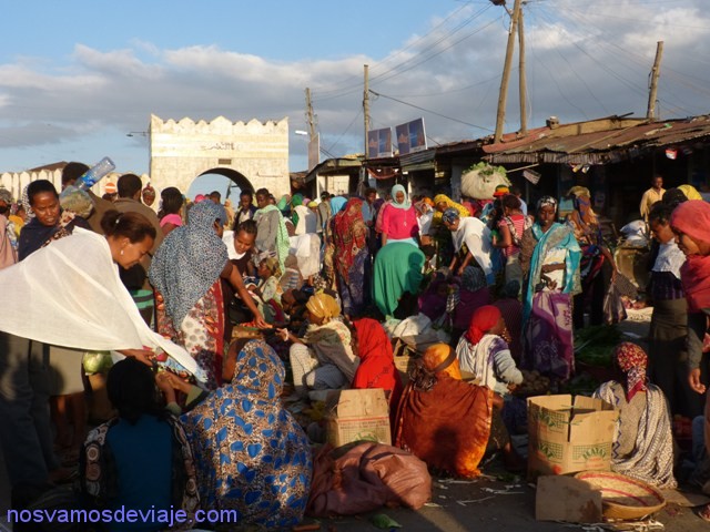 mercado en Harar