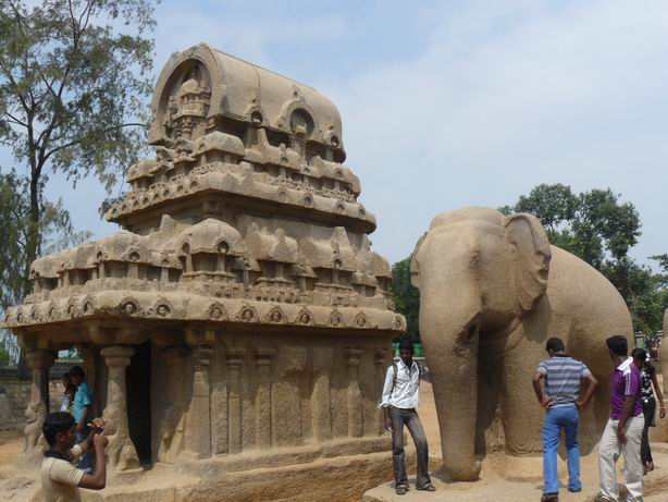 Mamallapuram. Antes fue todo una roca